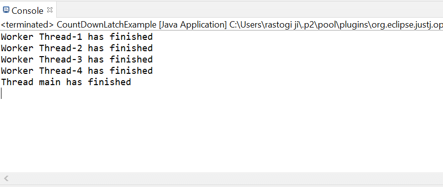 CountDownLatch in Java