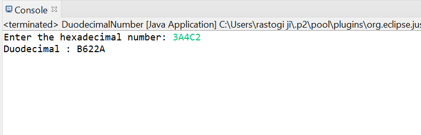 Duodecimal in Java