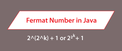 Fermat Number in Java