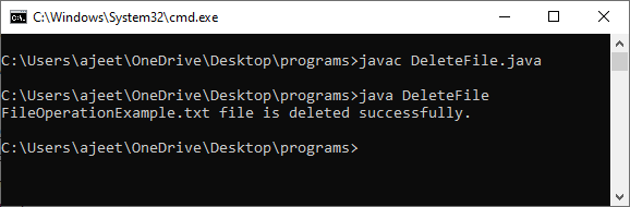 File Operations in Java