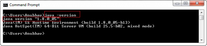 How to Check Current JDK Version installed in Your System Using CMD