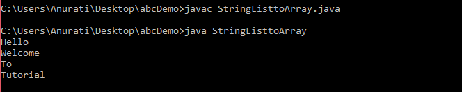 How to convert String to String array in Java