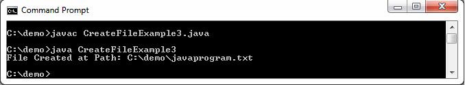 How to Create a File in Java3