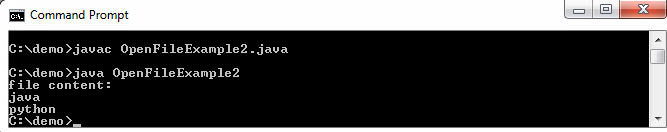 Cách mở tệp trong Java