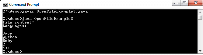 How to Open a File in Java