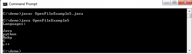 Cách mở tệp trong Java