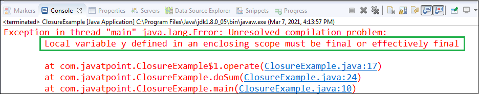 Java Closure