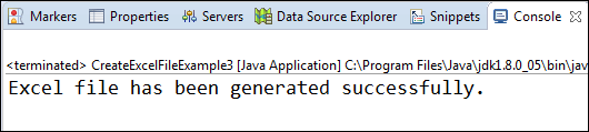 Java Create Excel File