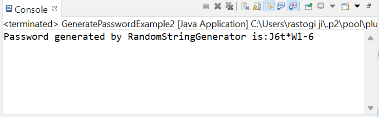 Java Password Generator