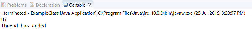 Java Runnable Interface
