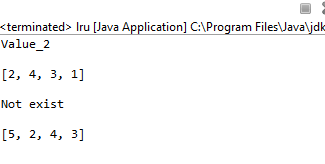 LRU Cache Implementation In Java
