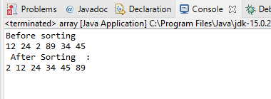 Passing Array to Function In Java