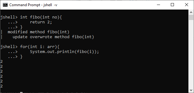 Read-Eval-Print Loop (REPL) in Java
