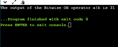 Bitwise Operator in C