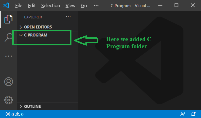 How to run a C program in Visual Studio Code