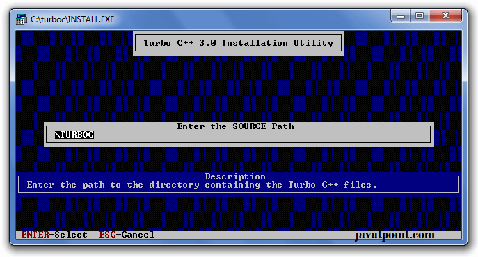 how to install turbo c++