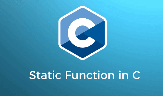 Static function in C