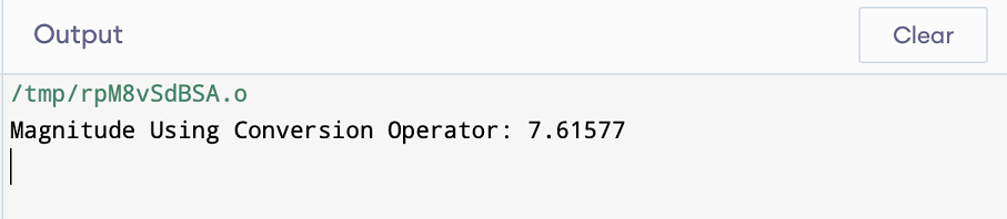 Conversion operator in C++