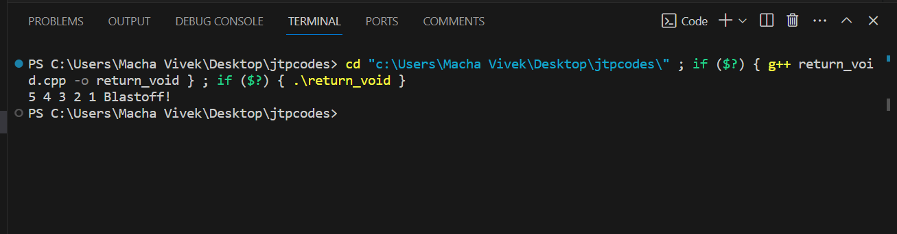 Return from void functions in C++