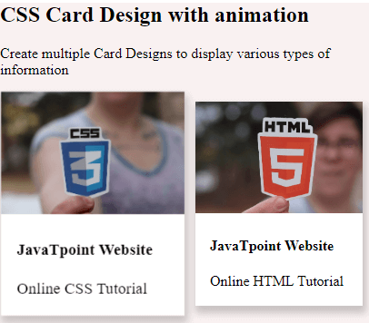 CSS Card Design
