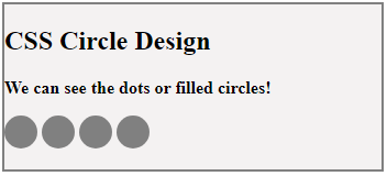 CSS Circle