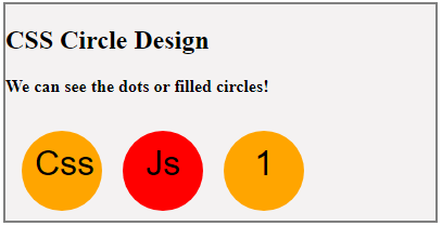 CSS Circle