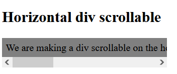 CSS Make Div Scrollable