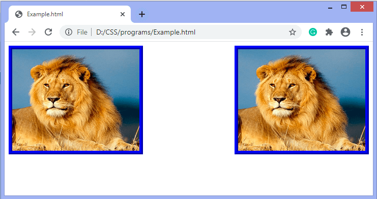 How to align images in CSS
