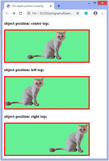 How to position an image in CSS