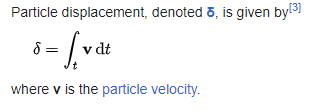 Displacement Definition