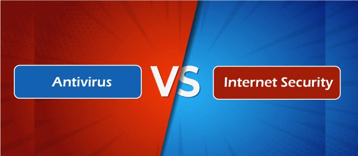 Difference between Antivirus and Internet Security