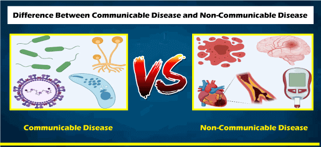 Difference between Communicable and Non-Communicable Disease