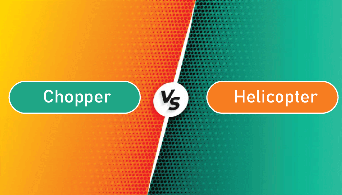 Difference Between Chopper and Helicopter