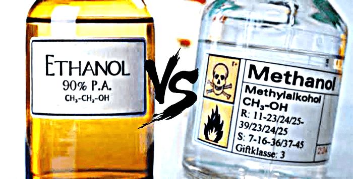 Differences between Ethanol and Methanol