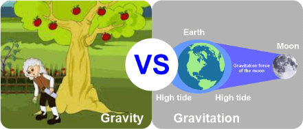 Difference Between Gravity And Gravitation
