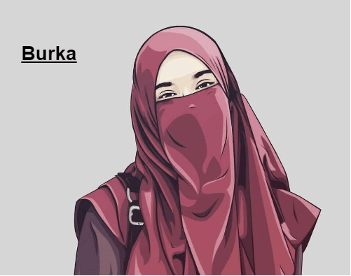 Difference between Hijab and Burka