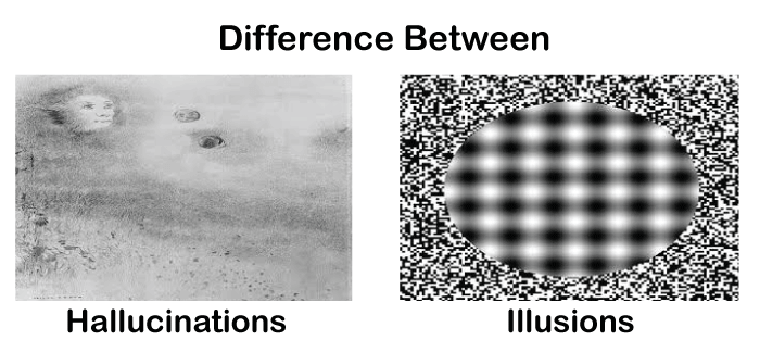 Difference Between Illusion and Hallucination