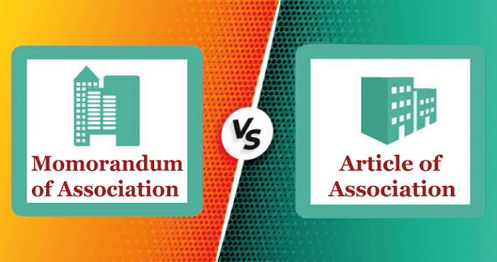 Difference Between Memorandum Of Association And Article Of Association