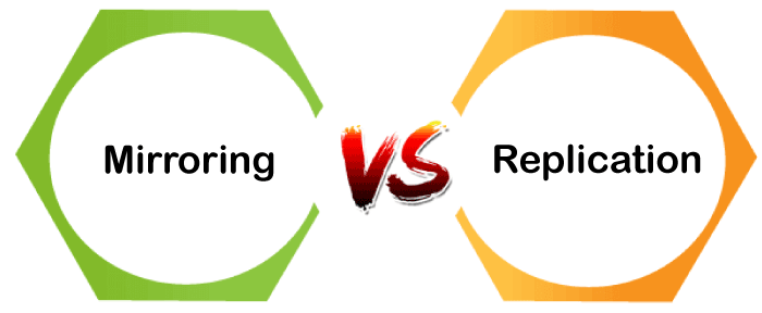 Difference between Mirroring and Replication