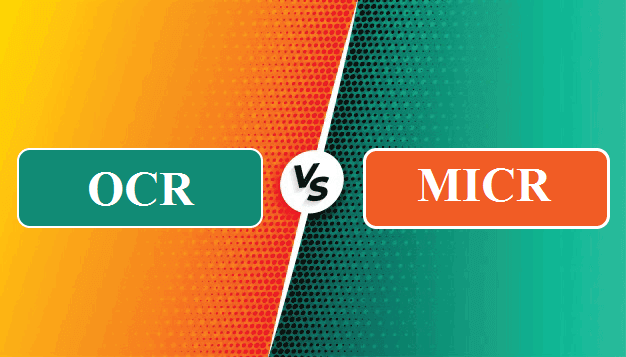 Difference between OCR and MICR