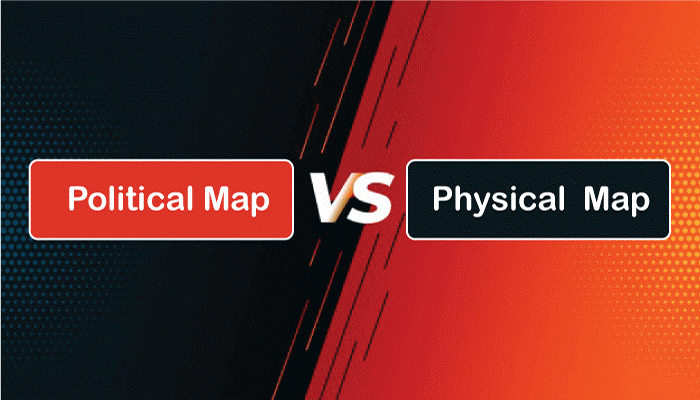 Difference Between Political and Physical Maps