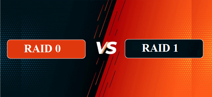 Difference between RAID 0 and RAID 1