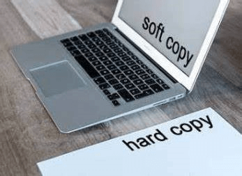 Difference Between Softcopy and Hardcopy