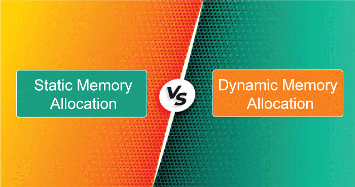 Difference between Static and Dynamic Memory Allocation