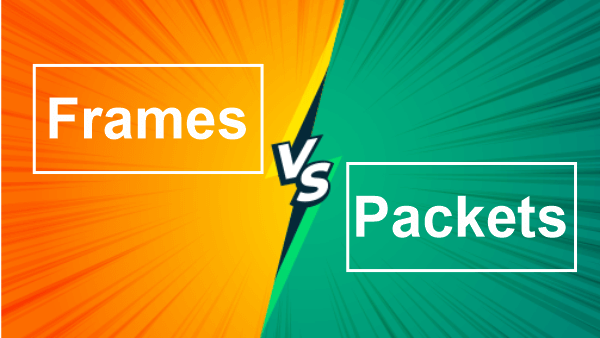 Difference between Frames and Packets