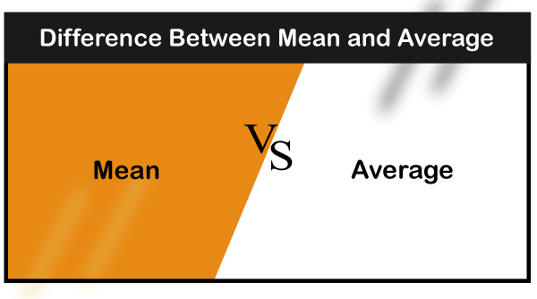 Mean vs Average