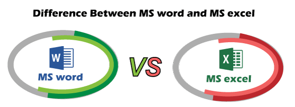 MS Word vs MS Excel