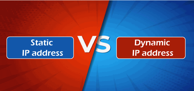 Difference between Static and Dynamic IP address