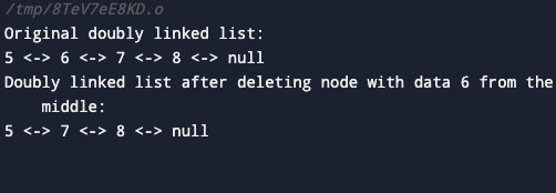 Deleting a Node in a Linked List
