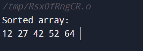 Sort an almost sorted array